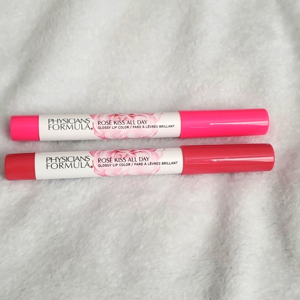 2 NWT Physicians Formula Rose Kiss All Day